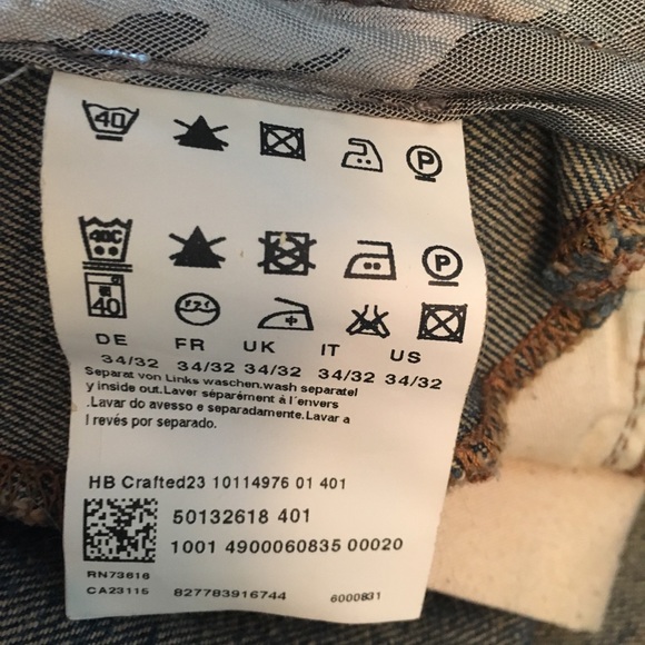 Hugo Boss Handcrafted Comfort Fit Jeans - 34x32 - Picture 5 of 8